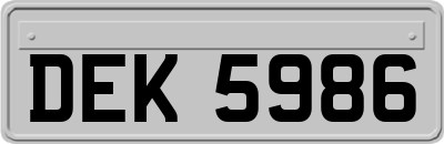 DEK5986