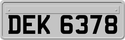 DEK6378