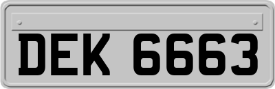 DEK6663