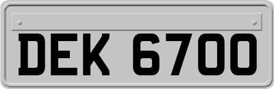 DEK6700