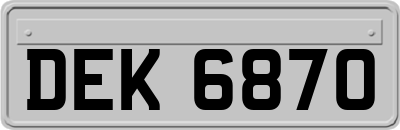 DEK6870