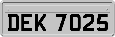 DEK7025