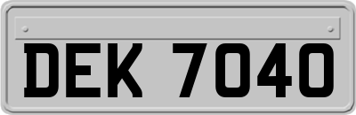 DEK7040