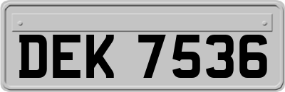 DEK7536