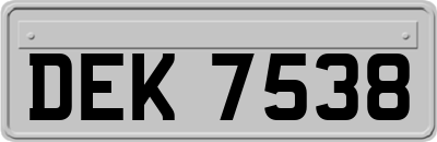 DEK7538