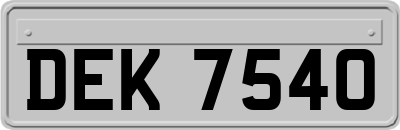 DEK7540