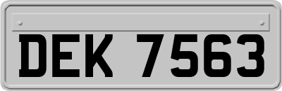 DEK7563