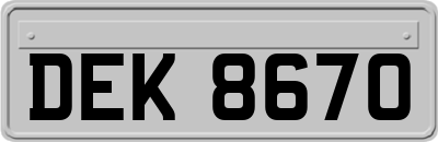 DEK8670