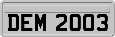 DEM2003
