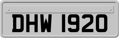DHW1920