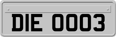 DIE0003