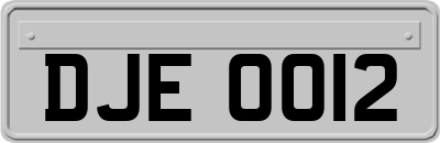 DJE0012