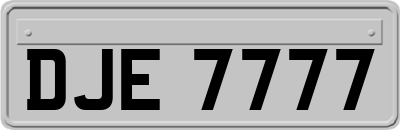 DJE7777