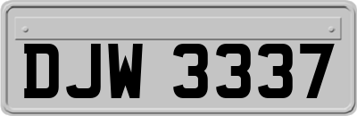 DJW3337