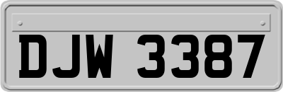 DJW3387