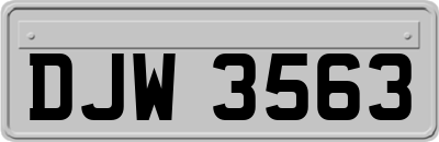 DJW3563