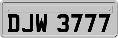 DJW3777