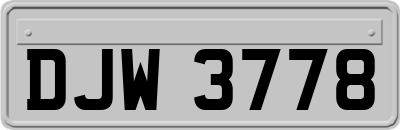 DJW3778
