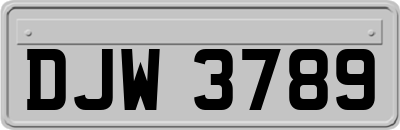 DJW3789