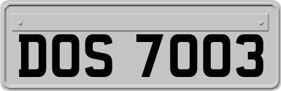 DOS7003