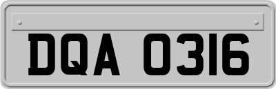 DQA0316