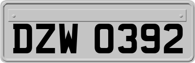 DZW0392
