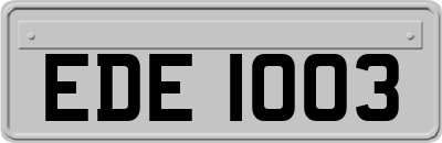 EDE1003