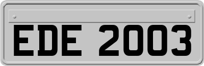 EDE2003