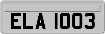 ELA1003
