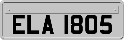 ELA1805