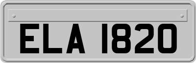 ELA1820