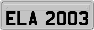 ELA2003