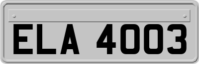 ELA4003
