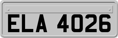 ELA4026