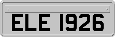 ELE1926