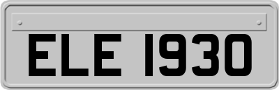 ELE1930
