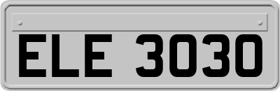 ELE3030