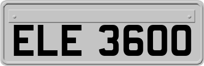 ELE3600
