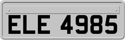 ELE4985