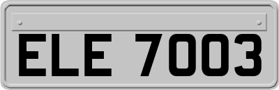 ELE7003