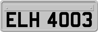ELH4003