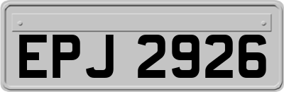 EPJ2926