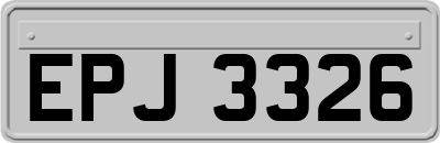 EPJ3326