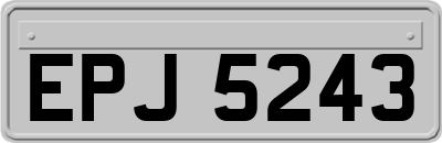 EPJ5243