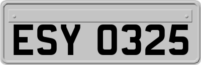 ESY0325