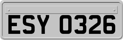 ESY0326