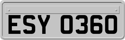 ESY0360