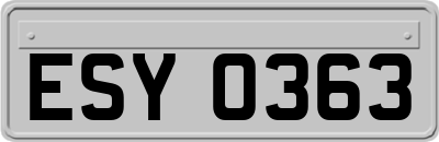 ESY0363