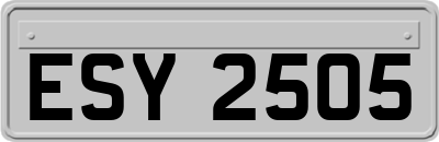 ESY2505
