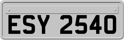 ESY2540